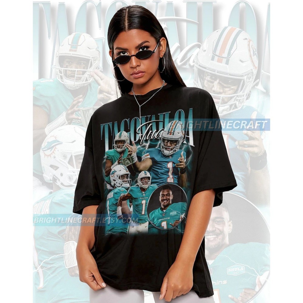 Tua Tagovailoa Shirt, Football Shirt, Classic 90s Graphic Tee Gift For Fan